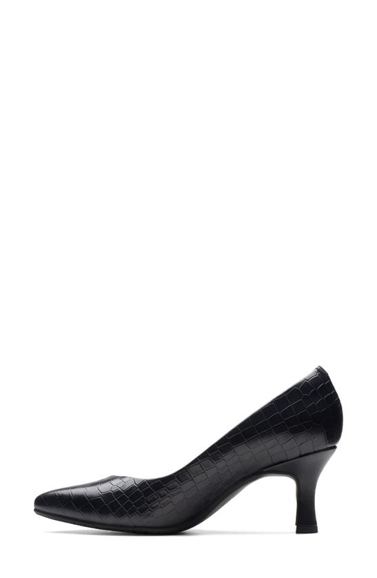 Shop Clarks Kataleyna Rose Pump In Black Croc