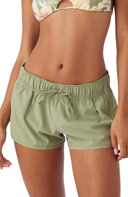 O'neill Laney 2 Stretch Cover-up Shorts In Oil Green