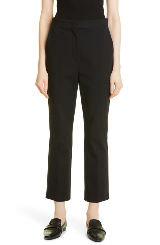MAX MARA CAMPOS STRETCH COTTON BLEND ANKLE TROUSERS