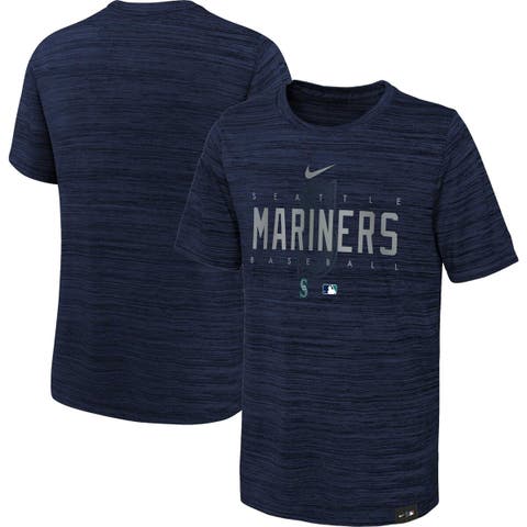 Youth Nike Heathered Navy Milwaukee Brewers Authentic Collection Velocity  Practice Performance T-Shirt