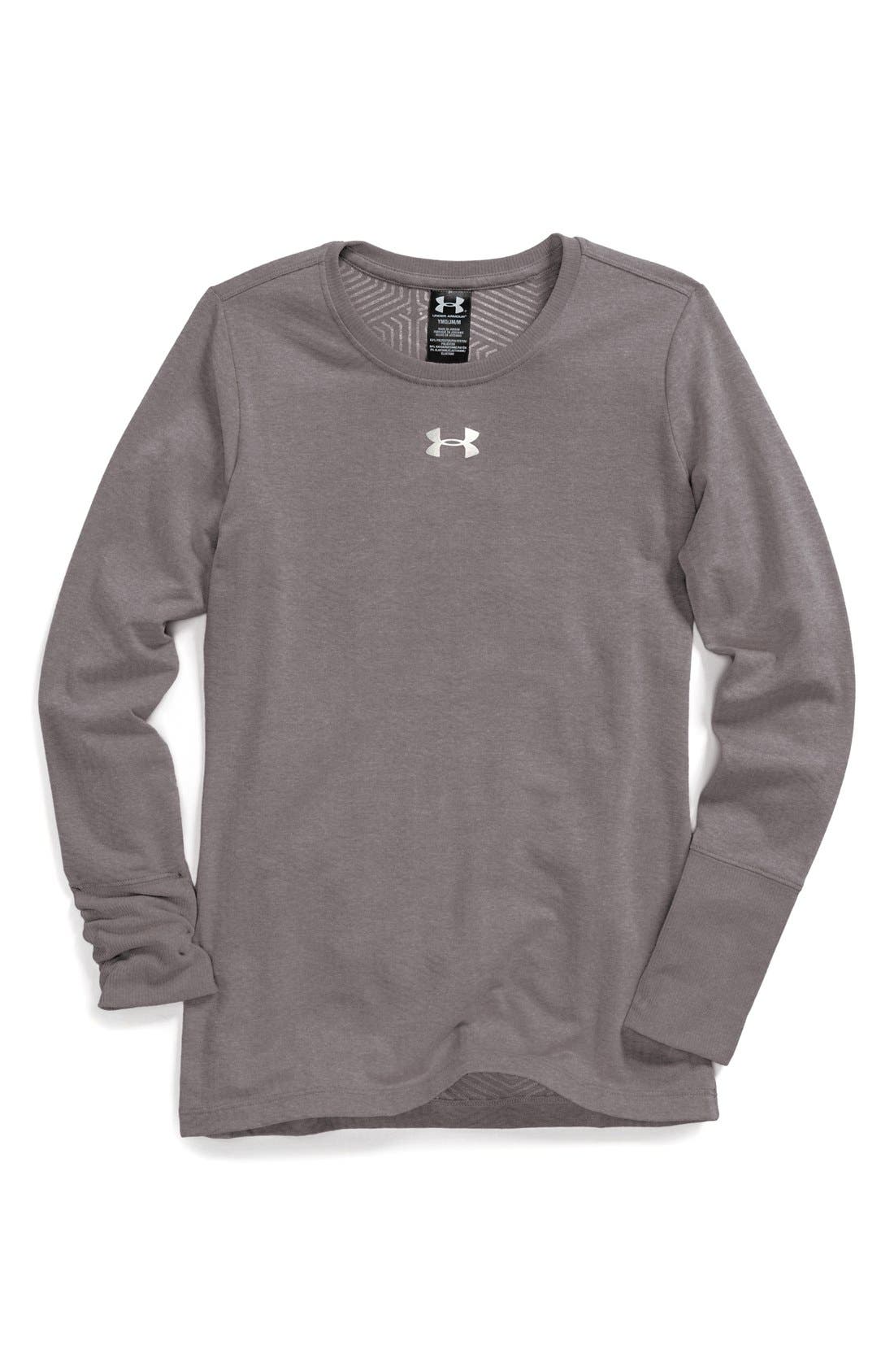 under armour women's coldgear fitted long sleeve crewneck shirt