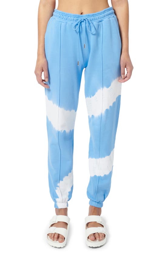 NINETY PERCENT CIRCLE TIE DYE ORGANIC COTTON SWEATPANTS,NCBW-0164