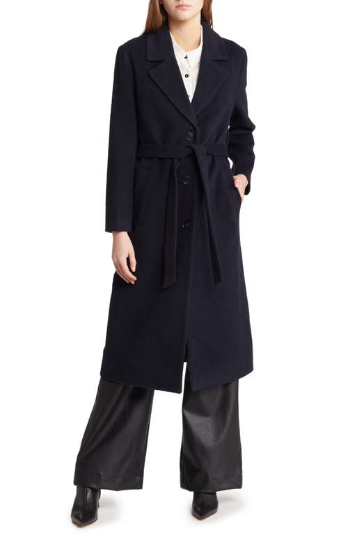 & Other Stories Belted Coat in Navy