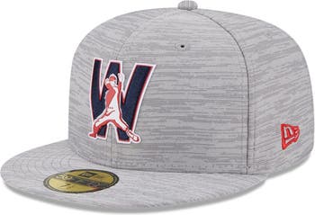 New Era Mens MLB Washington Nationals Blooming 59Fifty Fitted Hat 60243431  Red, Grey Undervisor