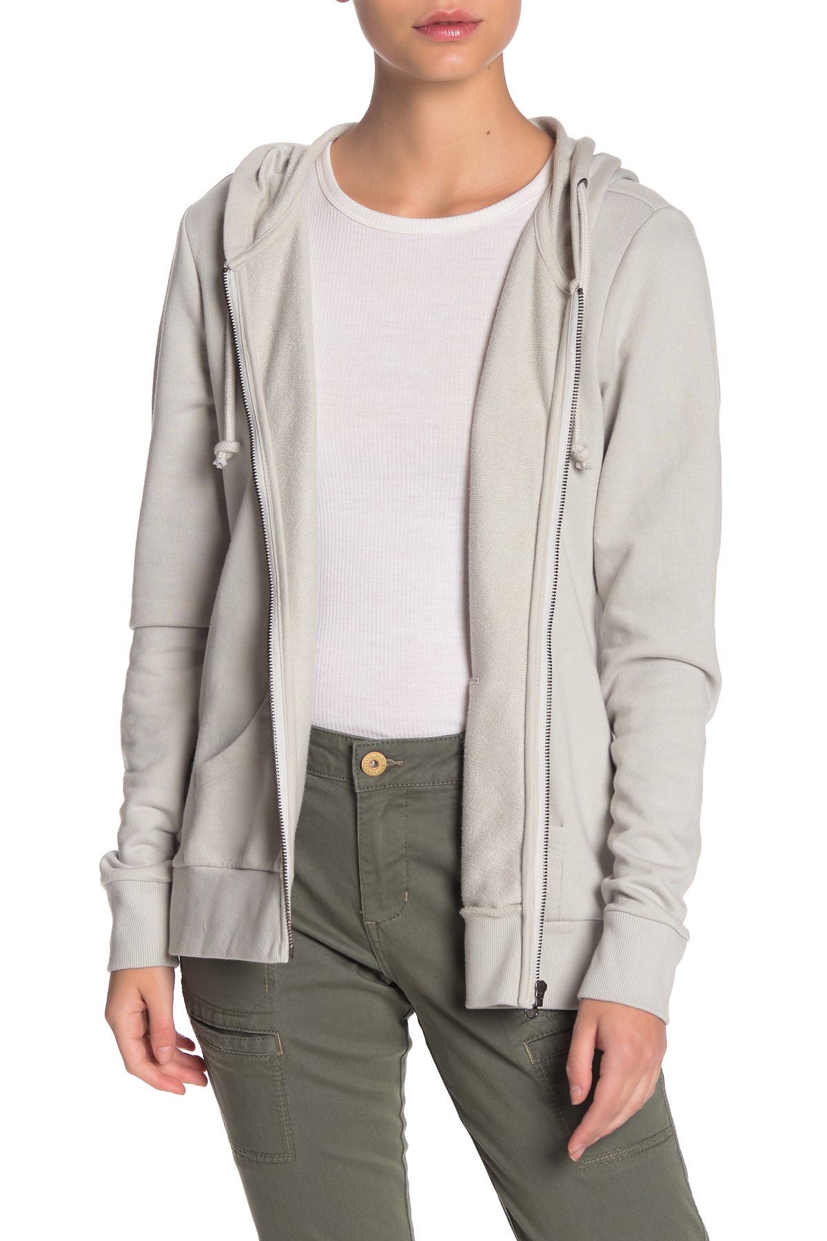 petite zip up hoodie