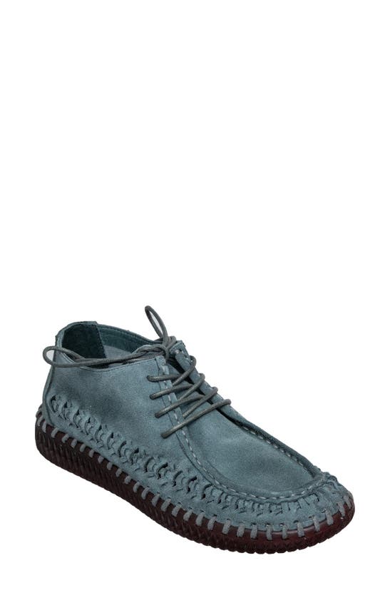 Shop Antelope Georgie Chukka Shoe In Turquoise Suede