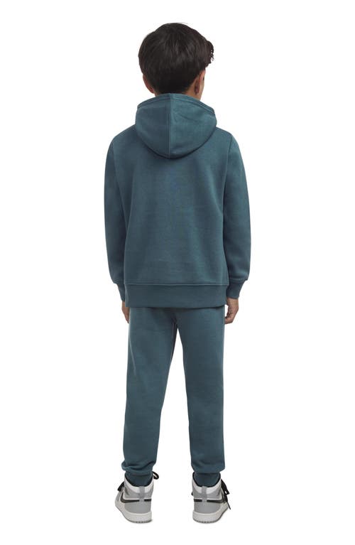 Shop Jordan Kids' Brooklyn Fleece Hoodie & Joggers Set In Oxidized Green