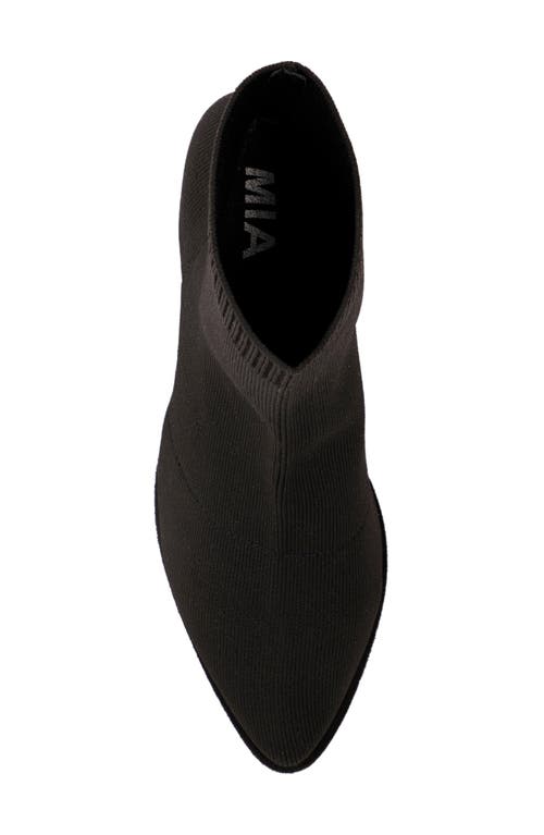 Mia Draxton Pointed Toe Bootie In Black