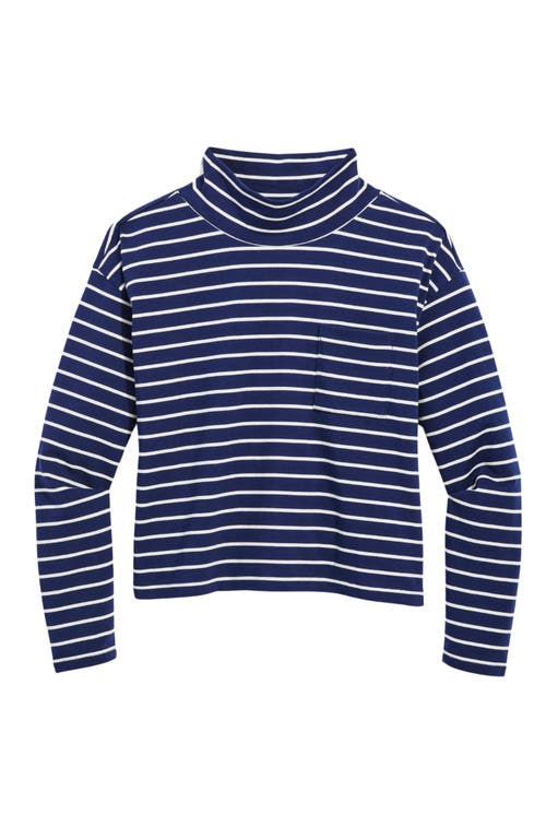 vineyard vines Jamestown Relaxed Fit Stripe Organic Cotton Top at Nordstrom,