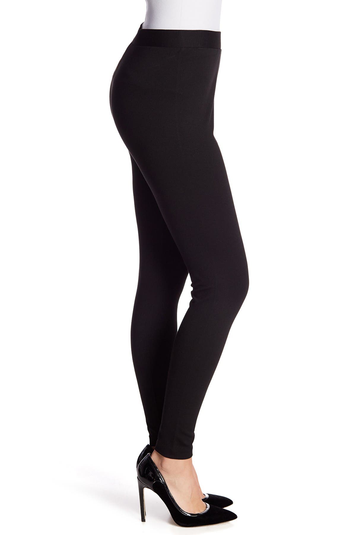 vince camuto ponte flare pull-on leggings