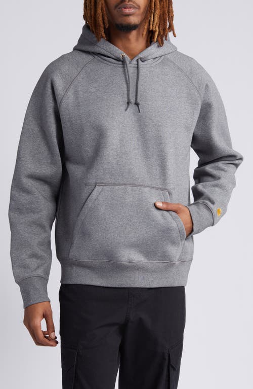 Carhartt Work In Progress Work In Progress Chase Cotton Blend Hoodie In Grey