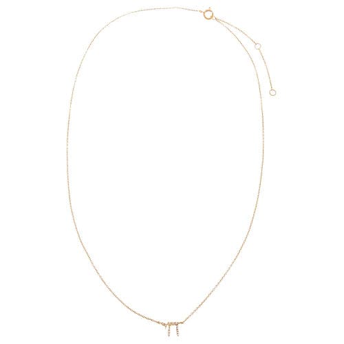 Shop By Adina Eden Diamond Pave Chai Necklace 14k In 14k Gold