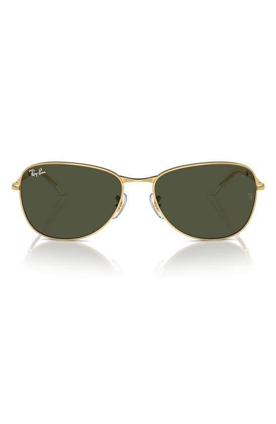 RAY BAN RAY-BAN 56MM PILOT SUNGLASSES 