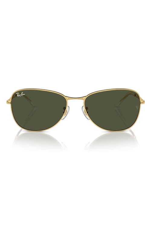 Ray-Ban 56mm Pilot Sunglasses in Gold Flash at Nordstrom