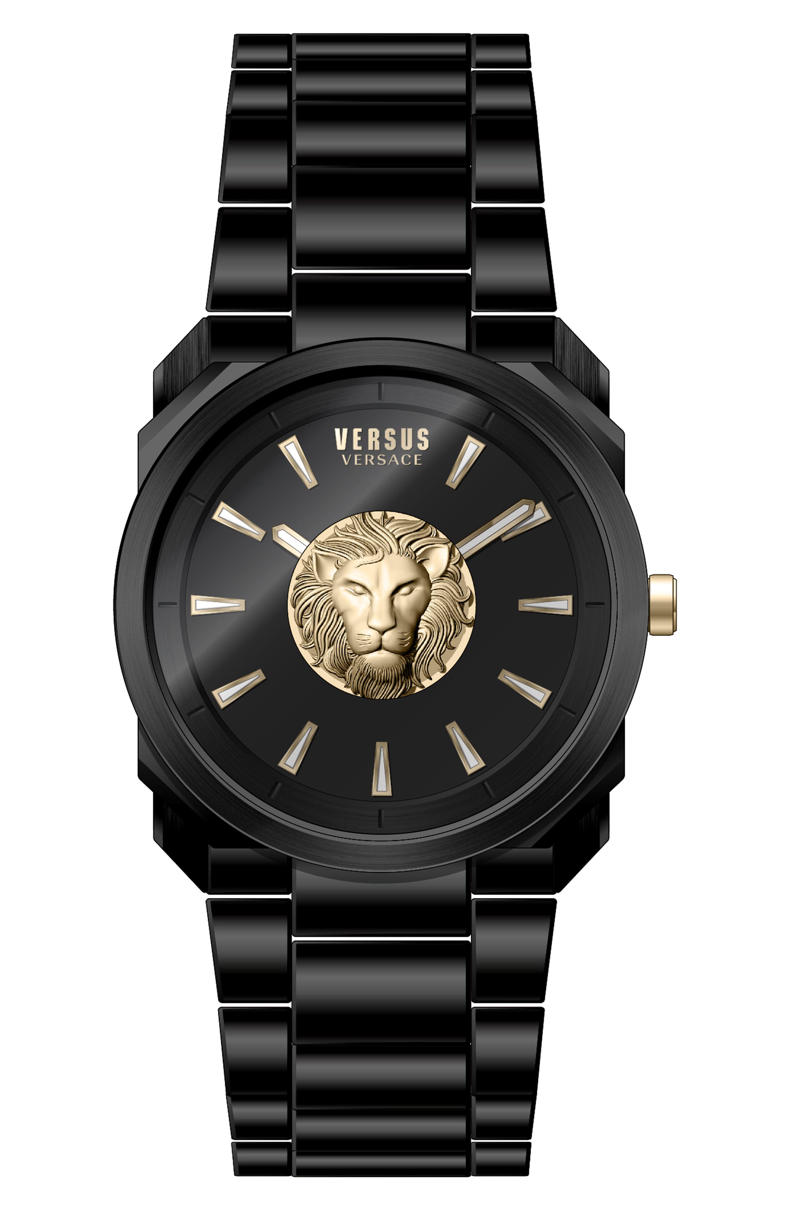 black versace mens watch