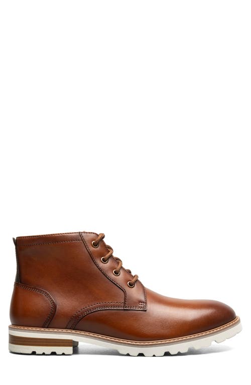 Florsheim Men's Renegade Plain To 4-eye Plain Toe Boot In Cognac