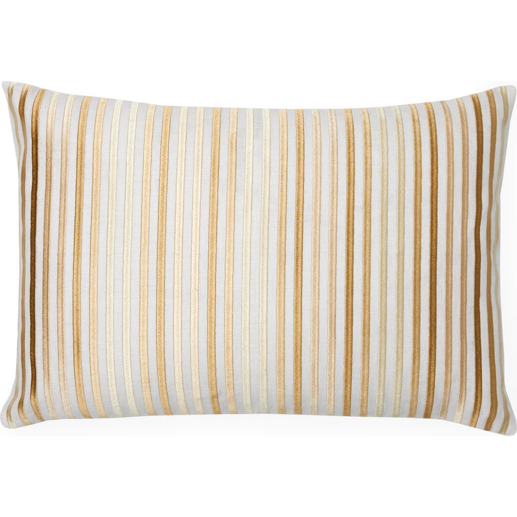 Sferra Lineare Accent Pillow In Brown