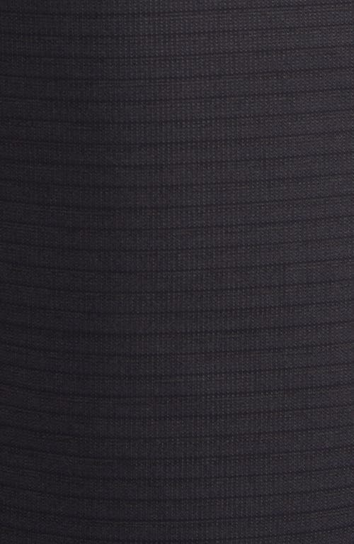 Shop Zella Fadeout Stripe Performance Polo In Black