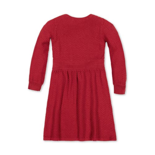 HOPE & HENRY HOPE & HENRY GIRLS' ORGANIC BALLOON SLEEVE SWEATER DRESS, KIDS 