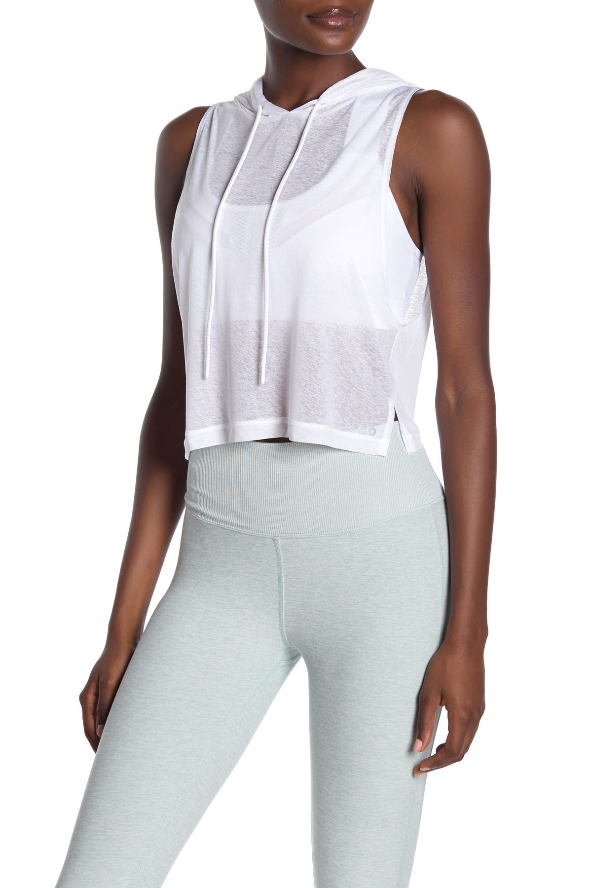 alo arrow tank hoodie