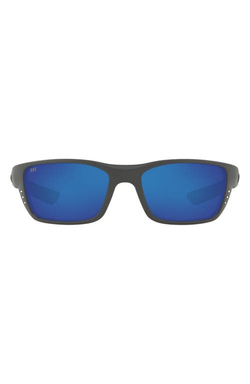 Costa Del Mar 58mm Polarized Sunglasses in Matte Grey at Nordstrom