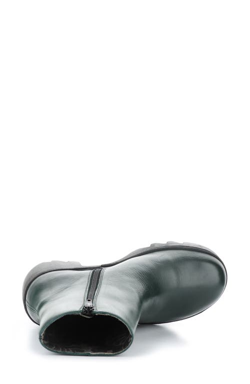 Fly London Toor Platform Bootie In Petrol Rug