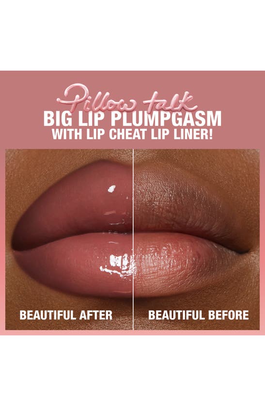 Shop Charlotte Tilbury Pillow Talk Big Lip Plumpgasm Plumping Lip Gloss In Medium/ Deep