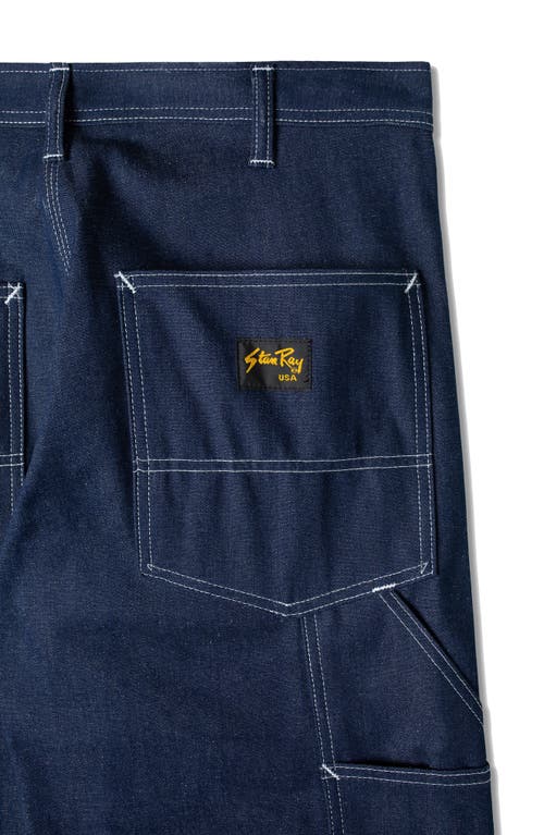 Shop Stan Ray Baggy Straight Leg Painter Pants In Denim