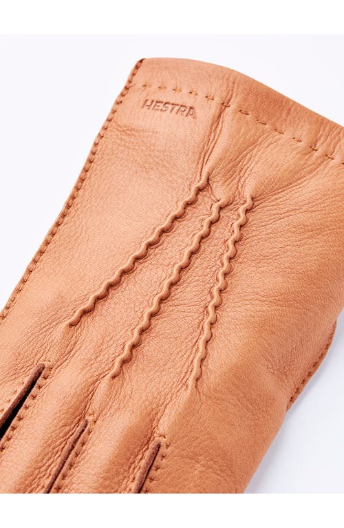 Shop Hestra Henry Leather Gloves In Cork