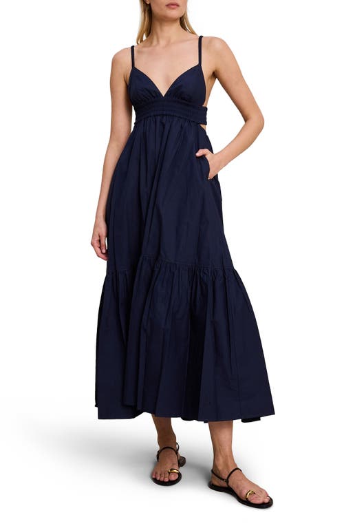 A.L.C. A. L.C. Rhodes Cutout Cotton Sundress in Nightshade