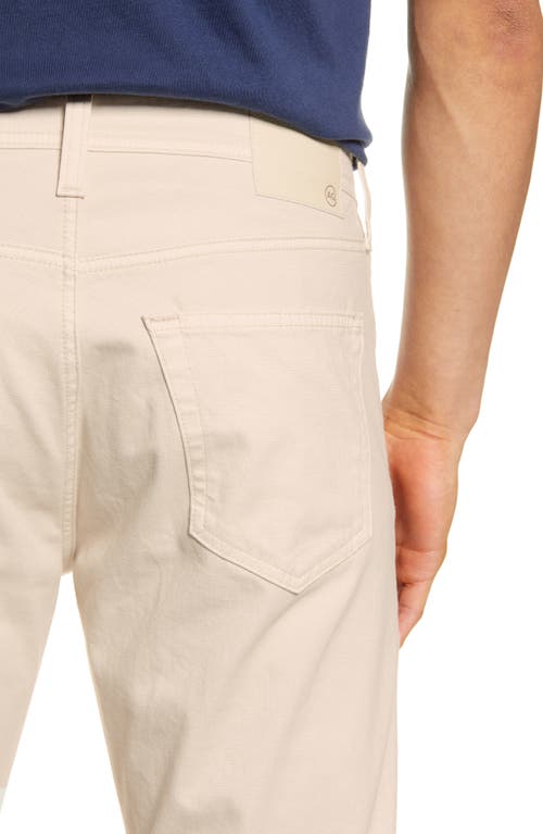 Ag Everett Sud Print Slim Straight Leg Pants In Howe Ivory Dust