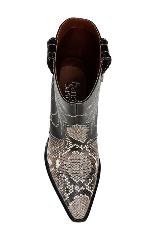 Shop Franco Sarto Bianca Western Boot In Grey Multi