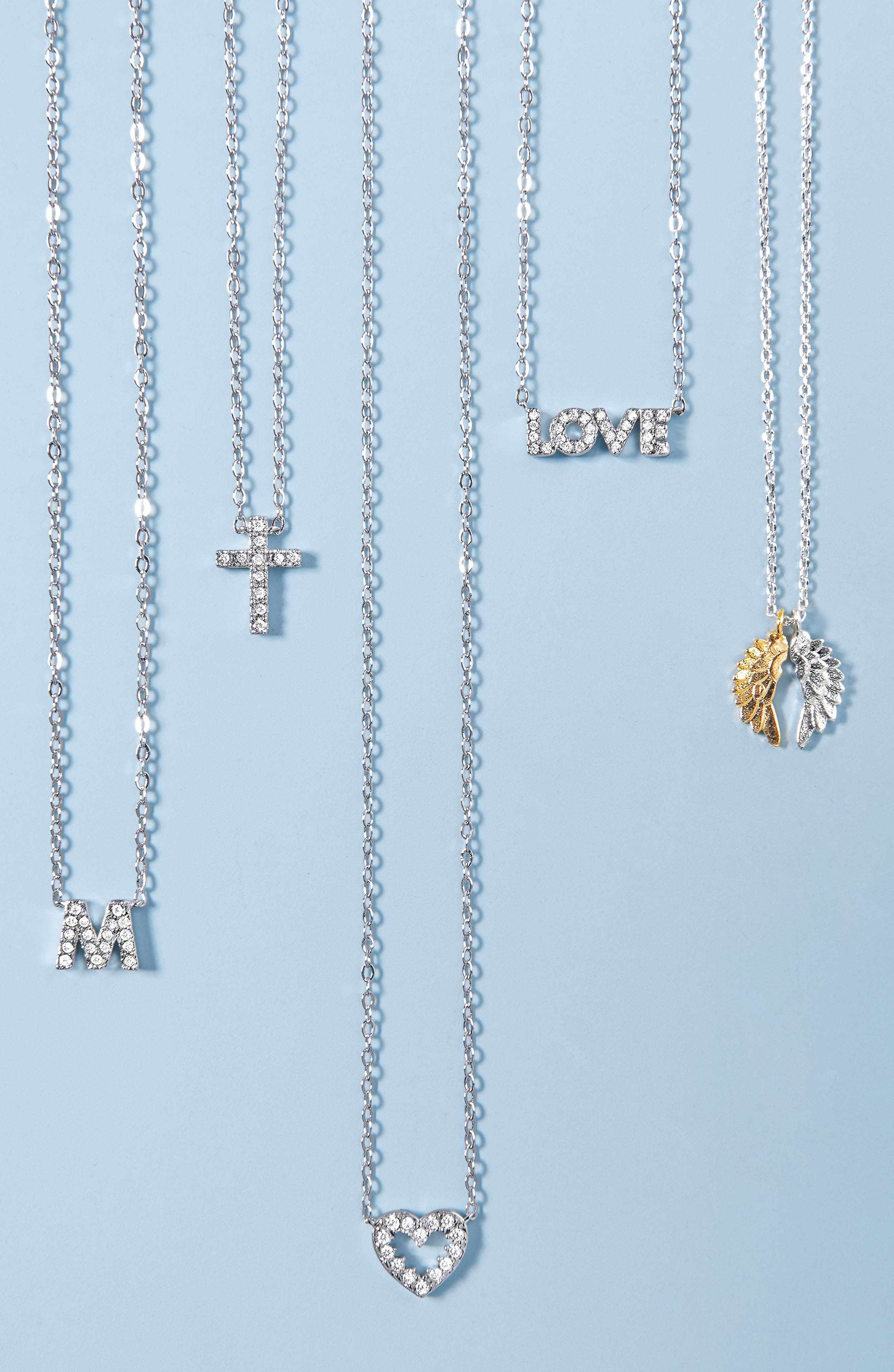 Nadri Initial Pendant Necklace | Nordstrom