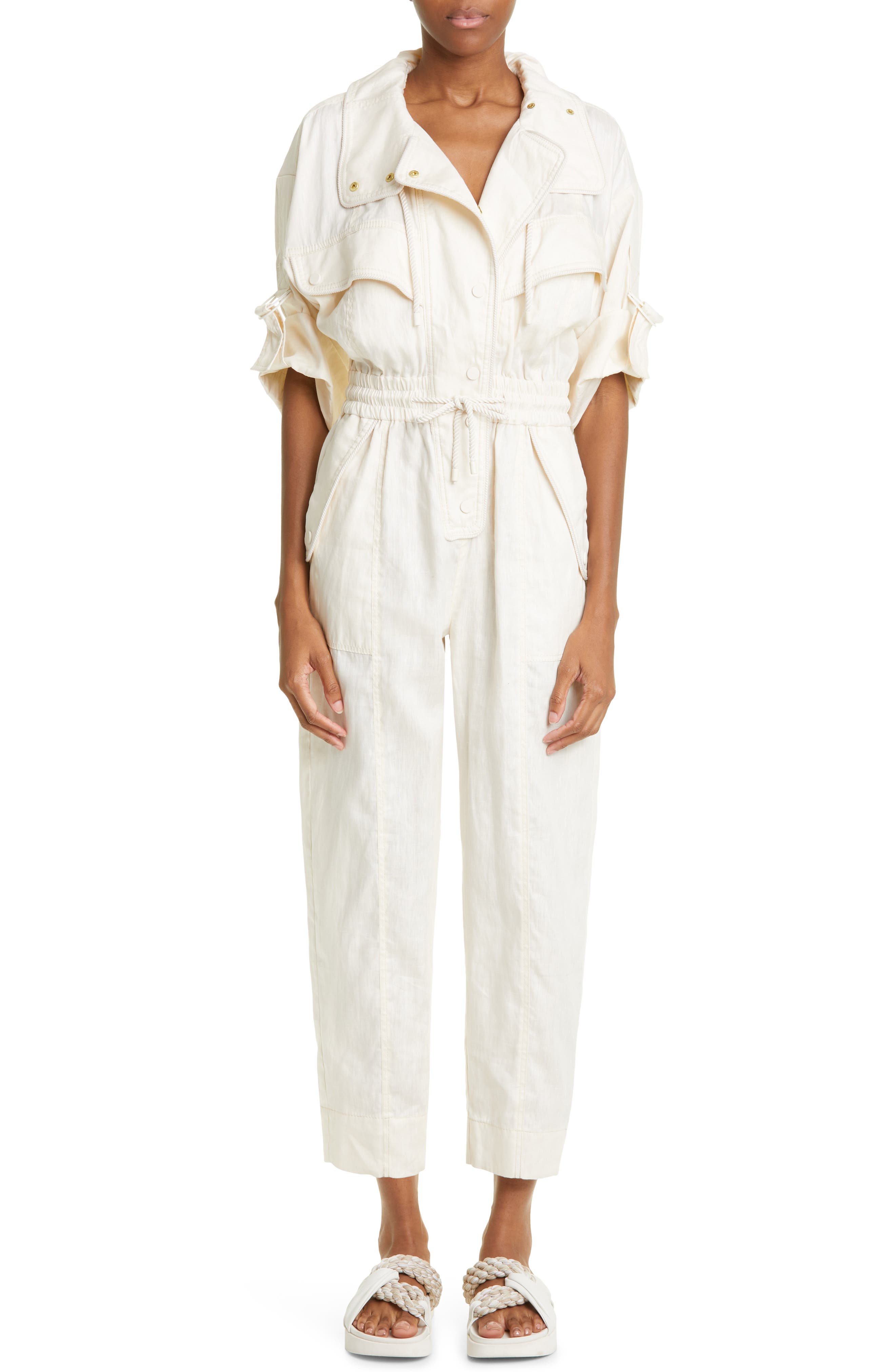 linen jumpsuit nordstrom