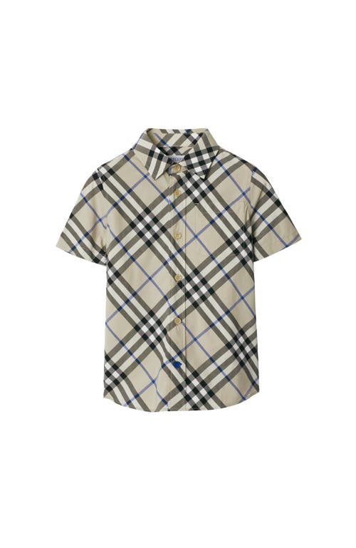 BURBERRY BURBERRY CHECK COTTON SHIRT 