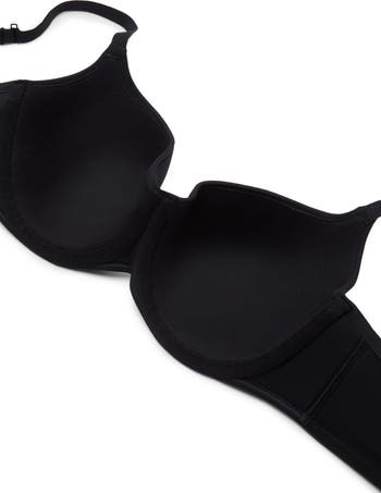 Fantasie Women's Aura Moulded Underwire Seamless T-Shirt Bra, 30F, black