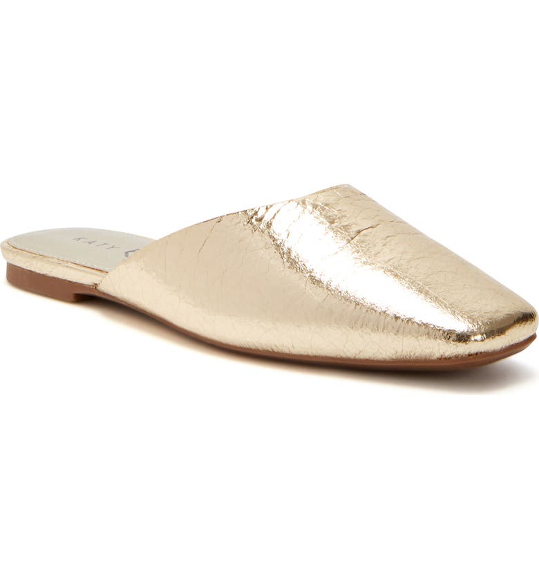 Mule con puntale in metallo, beige nero | Intrend Mule con puntale in metallo, beige nero | Intrend