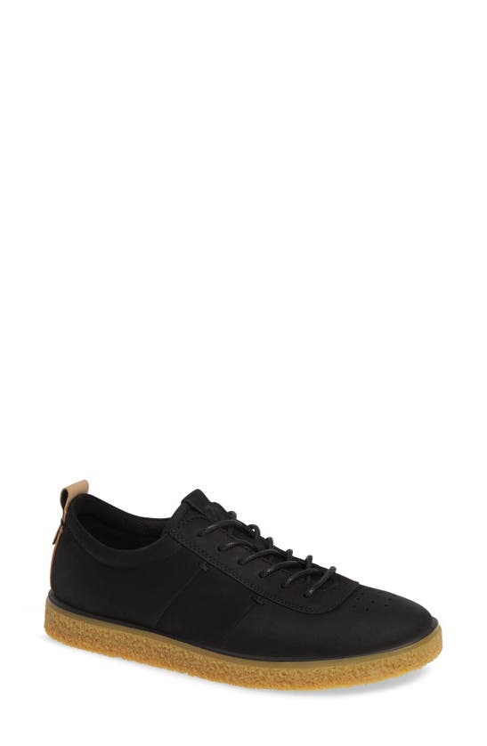 Ecco Crepetray Sneaker In Black Leather