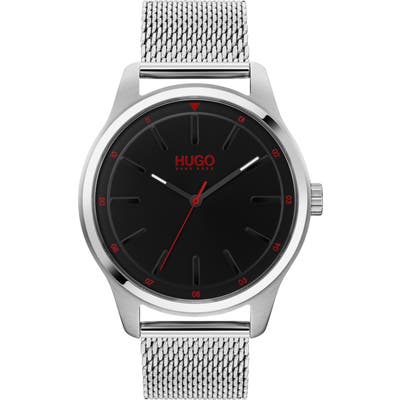 Hugo Dare Mesh Strap Watch, 42mm
