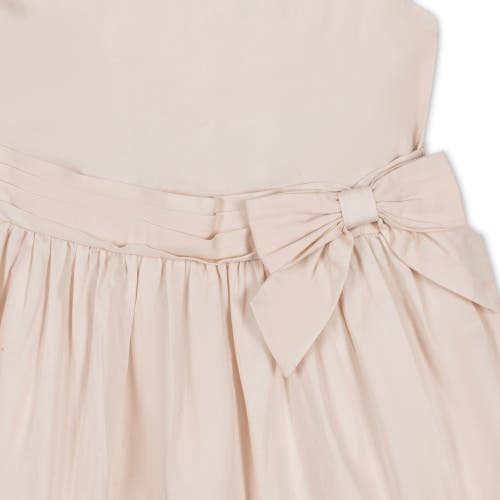 Hope & Henry Girls' Organic Tiered Sateen Party Dress, Toddler In Ecru Sateen