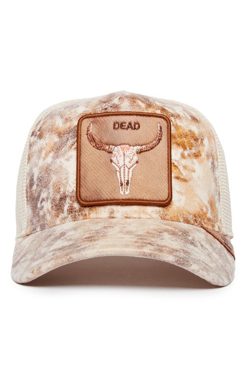 Shop Goorin Bros . Storm Skull Trucker Hat In Tan