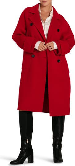 NEW Nordstrom red shops Peacoat jacket with tag attached