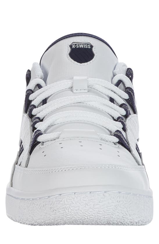 Shop K-swiss Slamm 99 Cc Sneaker In White/peacoat