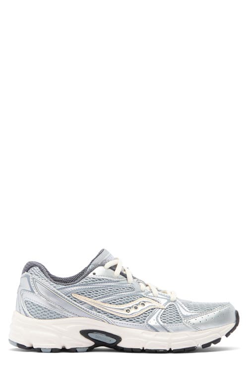 Shop Saucony Grid Ride Millennium Sneaker In Silver/cream