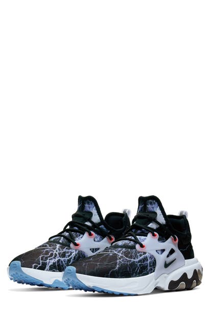 Nike Presto React Sneaker In Black/ White/ University Blue