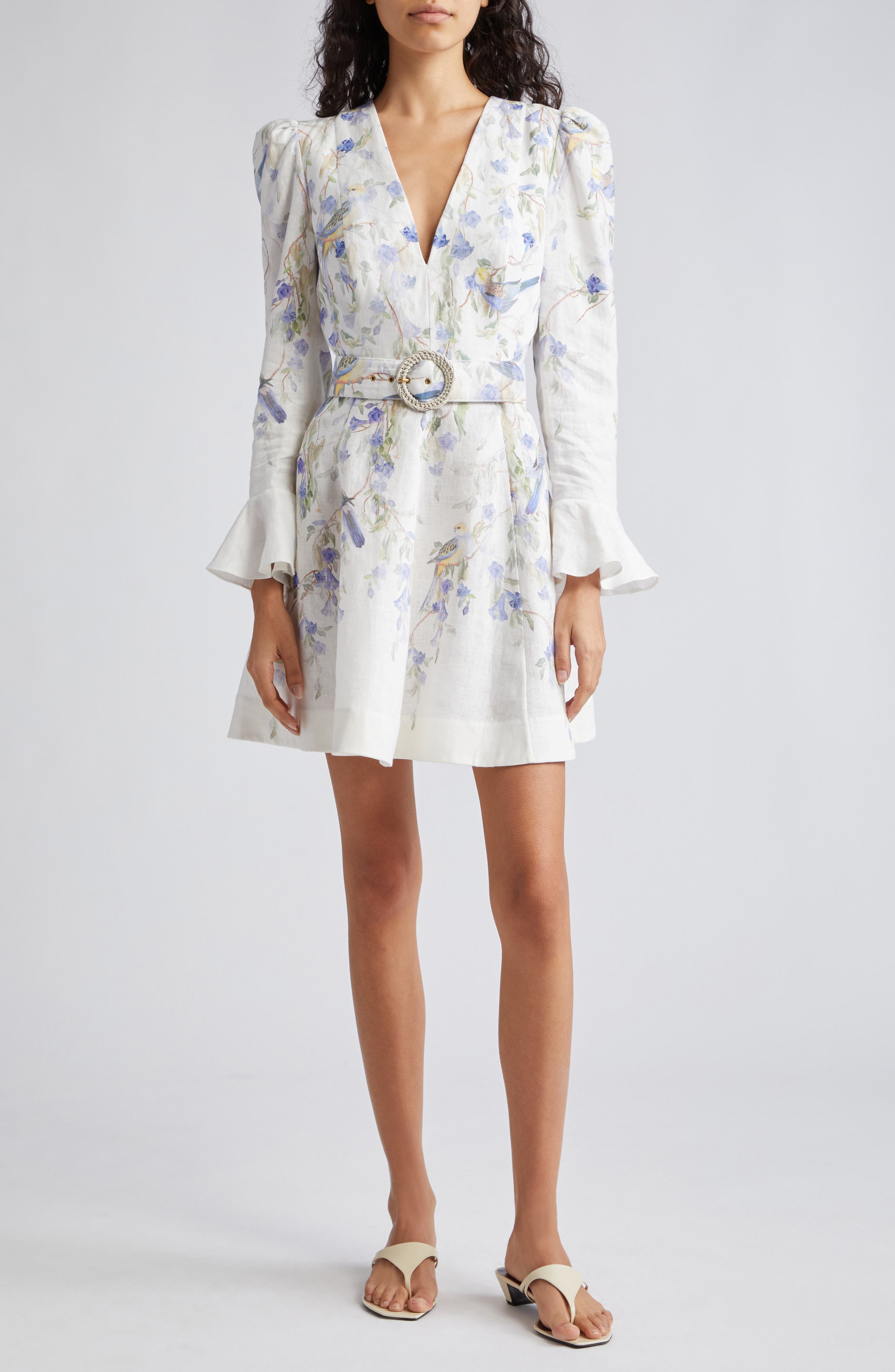 round neck long sleeve mini dress Sample Round Neck Long Sleeve Mini Dress