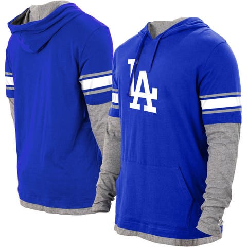 New Era Los Angeles Dodgers Men's Double Logo Hoodie Short-Sleeve Sweater 23 / L