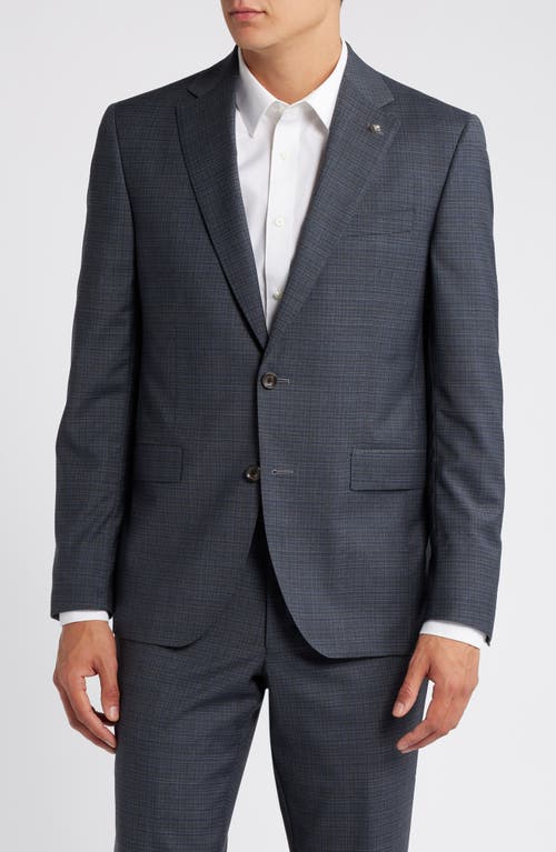 Shop Jack Victor Esprit Graph Check Grey Wool Suit