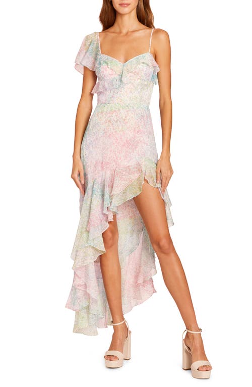 Amanda Uprichard Lively Floral Asymmetric Dress in Lilith