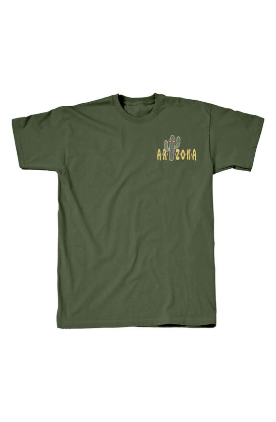 Shop Tsc Miami Arionza Grands Cotton Graphic T-shirt In Military Green